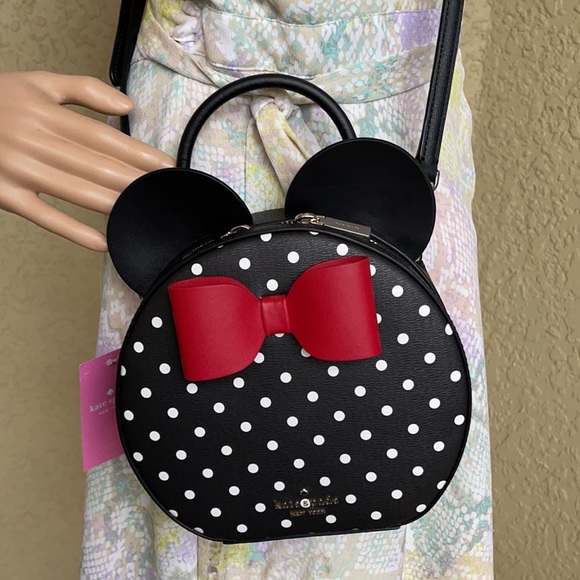 Kate Spade: disney x kate spade new york minnie mouse crossbody bag - Picture 15 of 16